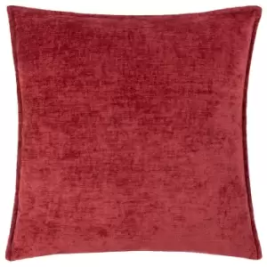 Image of Buxton Cushion Red, Red / 50 x 50cm / Polyester Filled