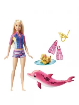 Image of Barbie Dolphin Magic Snorkel Fun Friends