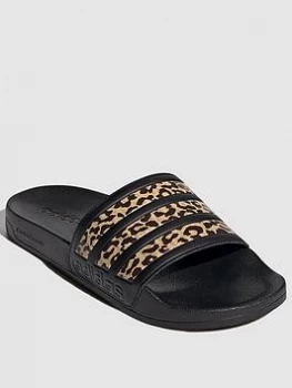 Image of adidas Adilette Shower Slides - Black, Size 5, Women