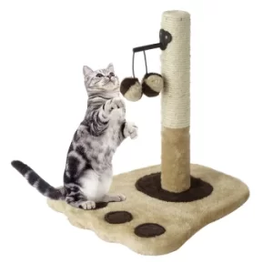 Image of Bunty Cream Cat Scratching Post Brown
