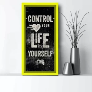 Image of 3060AHS-003 Multicolor Decorative Framed MDF Painting