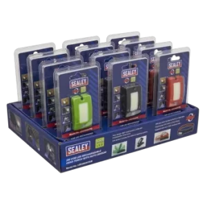 Image of Rechargeable Head Torch Auto Sensor Black 2W COB LED Display Box of 12