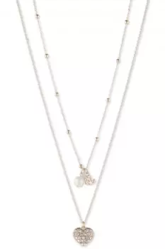 Image of Ladies Lauren Ralph Lauren Jewellery Heart Necklace 14N00183