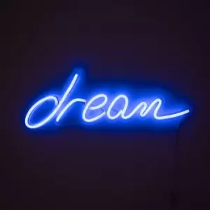 Image of Minisun - Blue Dream Neon Wall Light LED Sign Nursery Kids Bedroom Hanging Decor Party Decoration Lamp usb Powered & Plug In Lighting