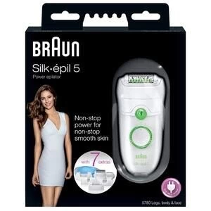 Image of Braun Silk Epil Leg/Body and Face Epilator 5780