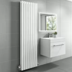 Image of White Vertical Double Panel Radiator 1600 x 480mm - Margo