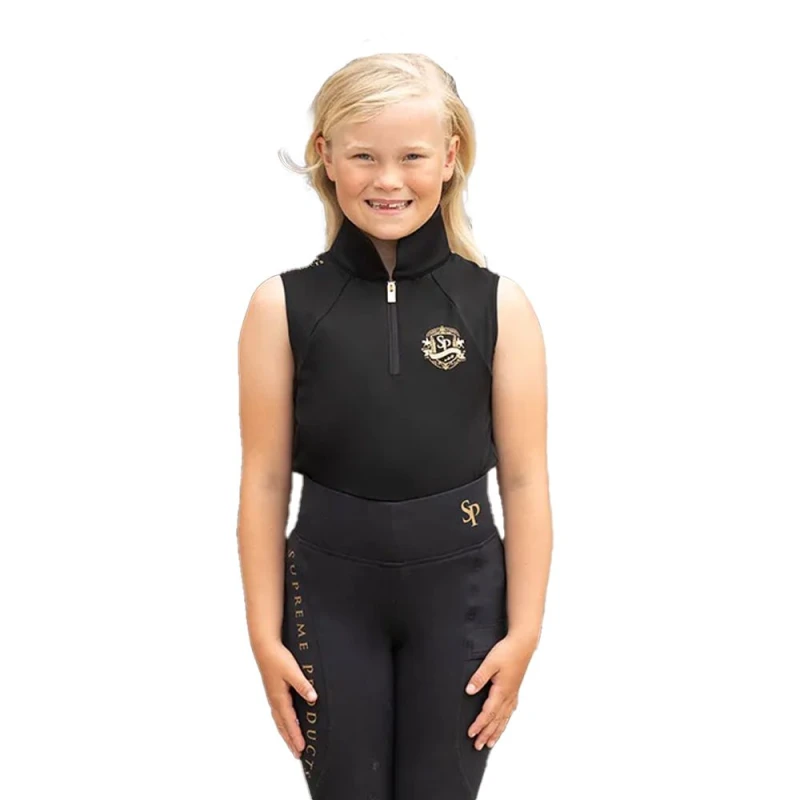 Image of Supreme Products Show Rider Sleeveless Top in Black Size: 11-12 Years Black Unisex 11-12 Years