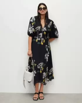 Image of AllSaints Aspen Eugenia Floral Maxi Dress