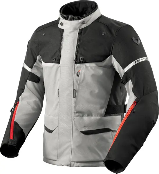 Image of REV'IT! Outback 4 H2O Jacket Silver Black Size M