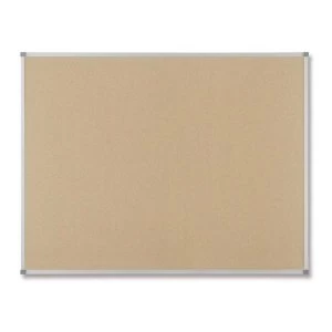 Image of Nobo Classic 900 x 600mm Noticeboard with Self Healing Cork Surface Aluminium Frame and Wall Fixing Kit