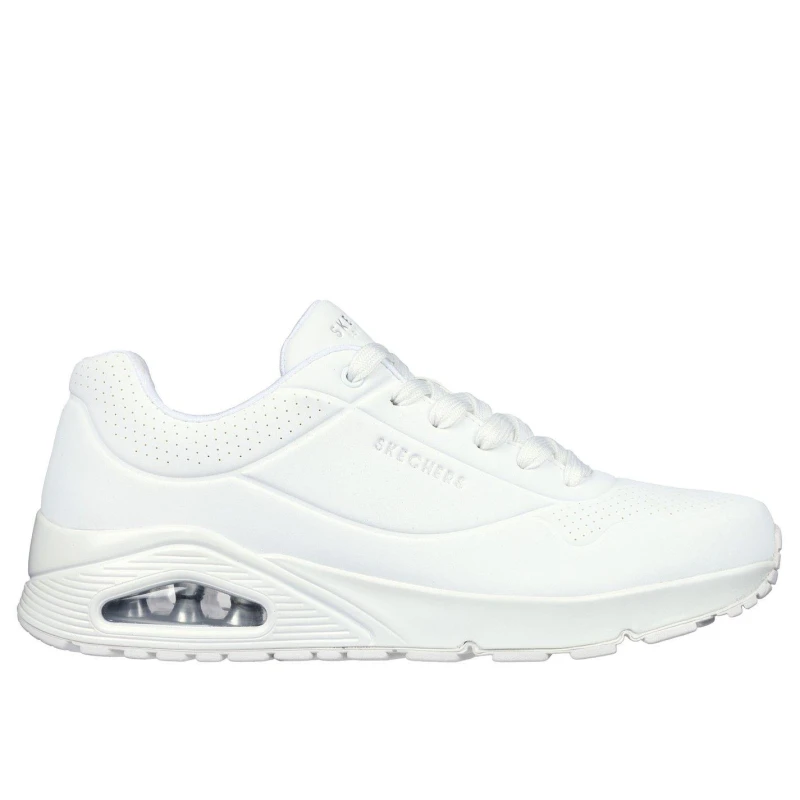 Image of Skechers UNO Stand On Air Mens Trainers - White White 9