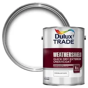 Image of Dulux Trade Pure Brilliant White Wood Undercoat, 2.5L
