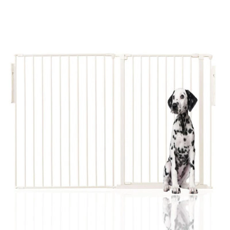 Image of Bettacare Premium Extra Tall Multi Panel Flexible Dog Barrier, Up To 154Cm Wide, White, 105Cm Tall