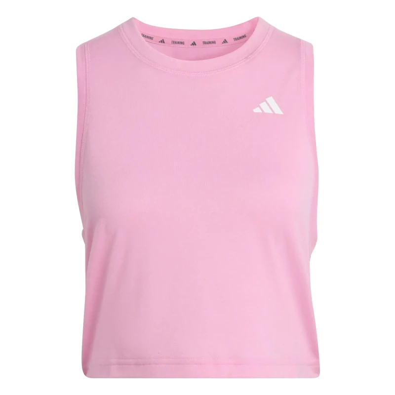 Image of Womens boxy tank top adidas Train Essentials Rose Female L