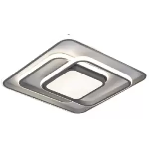 Image of Cristal Draco LED Flush Mount Ceiling Lamp 100W cct Squared