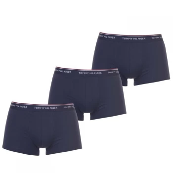 Image of Tommy Bodywear 3 Pack Low Rise Trunks - Navy
