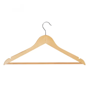 Image of Premier Houseware Wooden Clothes Hangers - Set of 20