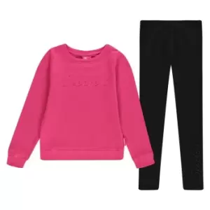 Image of Skechers Isla Crew Neck Leggings - Pink