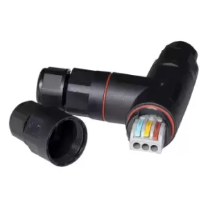 Image of Zink 3-Pole 3-Way Fast Fit Connector 3-Way Cable Connector Black