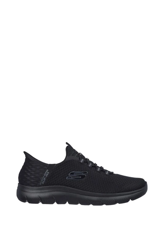 Image of Skechers Men Slip-ins: Summits - High Range Shoes in Black Size: 12 Black 12 Male 0196989248189