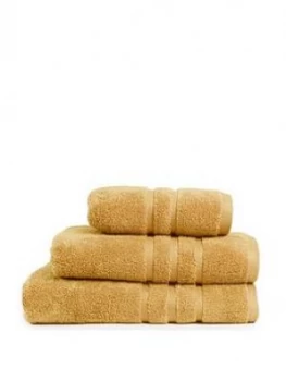 Image of The Lyndon Co Chelsea Super Soft 600 Gsm Zero Twist Bath Towel - Mustard