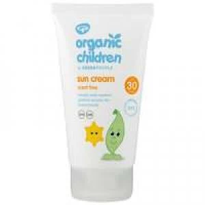 Image of Green People Organic Children Scent Free Sun Lotion SPF30 150ml