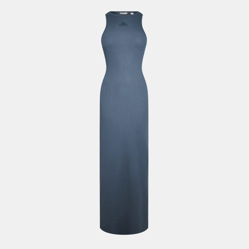 Image of Jack Wills Racer Maxi Dress Womens - Blue Blue 8