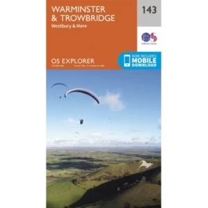 Image of Warminster and Trowbridge by Ordnance Survey (Sheet map, folded, 2015)
