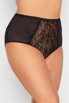 Image of Lace Front High Waisted Pants