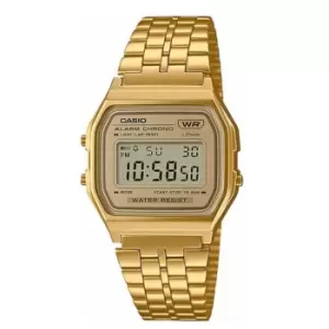 Image of Casio Quartz Gold Dial Gold PVD Stainless Steel Bracelet Unisex Watch A158WETG-9AEF