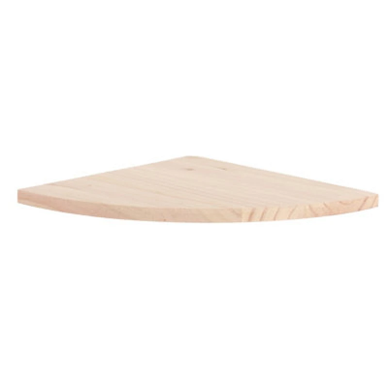 Image of Core Products 380mm Corner Shelf Kit, Solid Pine Wood, Natural Sanded