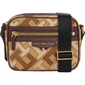 Image of Tommy Hilfiger Th Monogram Wool Camera Bag - Beige