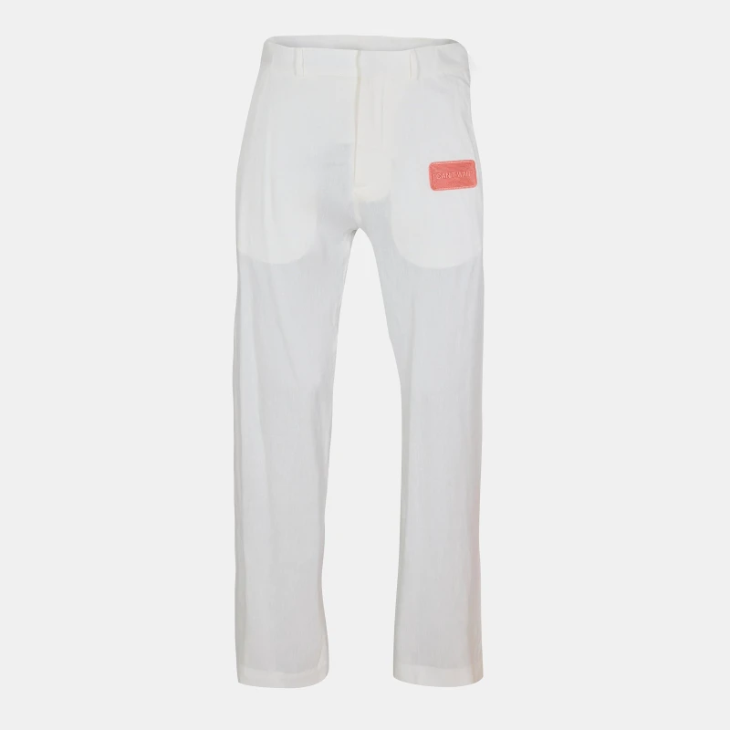 Image of Off White Mens Tailored Fit Chinos Cream male S