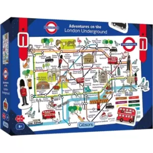 Image of Adventures on the London Underground Jigsaw Puzzle - 250 Pieces