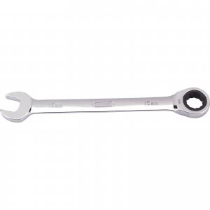 Image of Draper Hi Torq Ratchet Combination Spanner 15mm