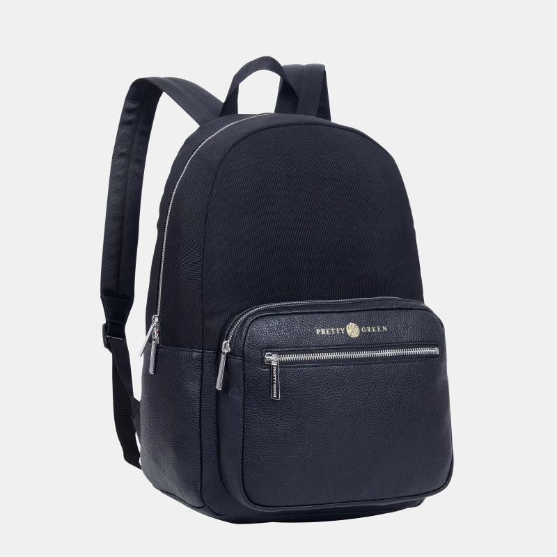 Image of Pretty Green Essentials Backpack Mens Black male One Size