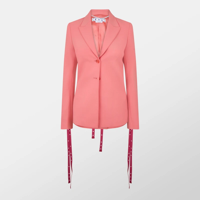 Image of Off White Womens Suit Jacket Pink female 8 (XS)