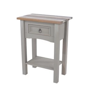 Image of Halea Vintage One Drawer Hallway Table with Shelf