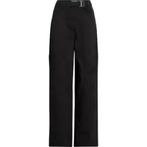 Image of Calvin Klein Jeans Logo Belt High Rise Relaxed - Black