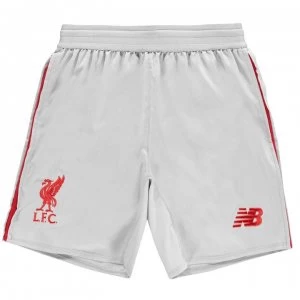 Image of New Balance Liverpool Third Shorts 2018 2019 Junior - Grey