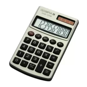 Image of Olympia LCD 1110 calculator Pocket Basic Silver