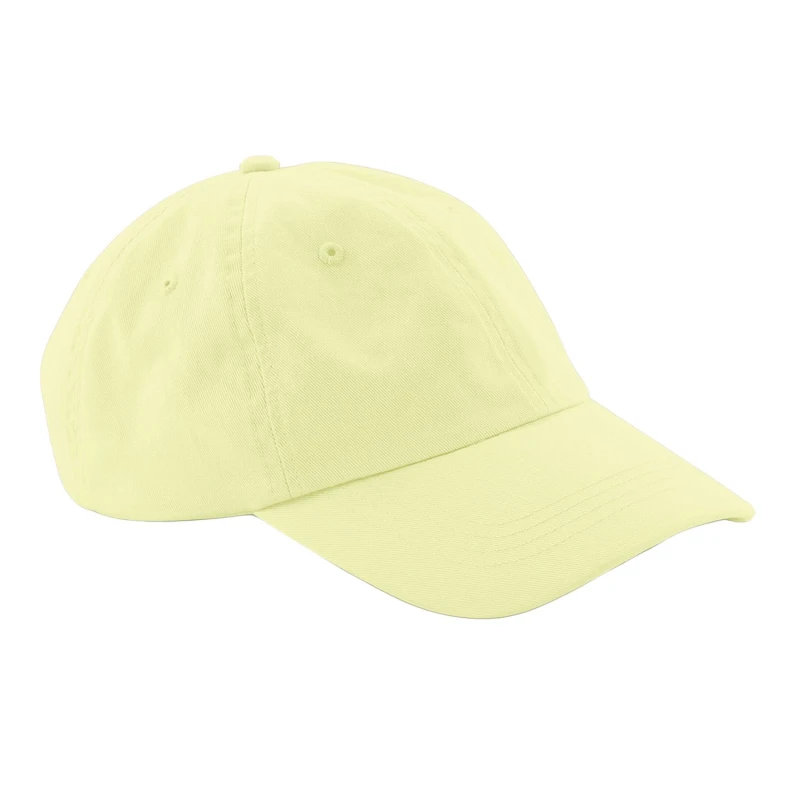 Image of Beechfield Womens 6 Panel Low Profile Cap in Yellow Yellow Female One Size