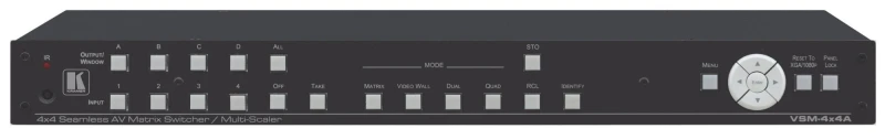 Image of Kramer Electronics VSM-4X4A matrix switcher AV matrix switcher
