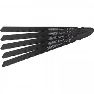 Image of Draper Expert 5 Piece DT318A Jigsaw Blade Set