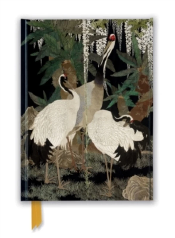 Image of Ashmolean: Cranes, Cycads and Wisteria by Nishimura So-zaemon XII (Foiled Journal) Notebook / blank book