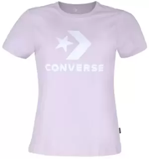 Image of Converse Boosted Star Chevron Tee T-Shirt lilac