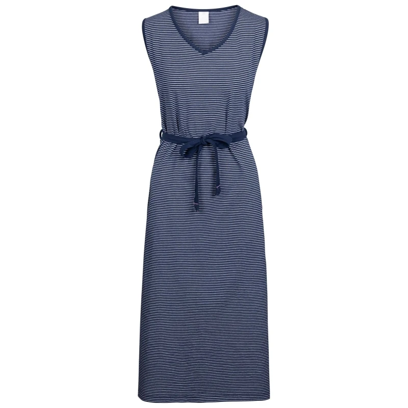 Image of Trespass Loretta Striped Casual Dress Navy female