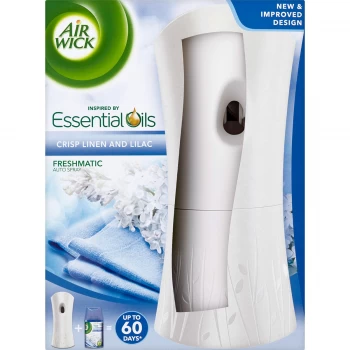 Image of Air Wick Crisp Linen & Lilac Freshmatic Max Kit