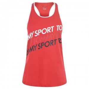 Image of Tommy Sport Graphic Tank Top - True Red