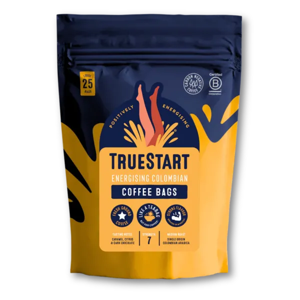 Image of TrueStart Coffee Loose Coffee Bags Energising Colombian Pack 25 - EXR50406TR